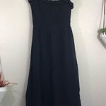 Reformation NWT Siesta black ruffle smocked dress Photo 0