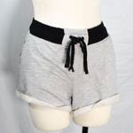 No Boundaries Casual NWOT Heather Gray Light Grey Knit Shirts with Black Elastic Drawsring Photo 0