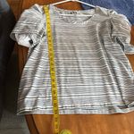 Anne Klein Cream and black Stripes Photo 3