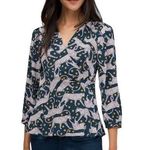 Kate Spade Panther Dot Wrap Blouse Top Photo 0