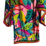 Trina Turk Rainforest Tropical Palm Print Swim Tunic Dress Beach Coverup Size M Photo 3