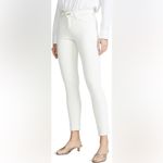 L'Agence  Tilly Mid-Rise Ivory Slim Straight Jeans Macadamia Size 27 Photo 1