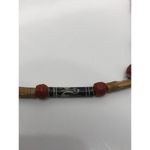 Australian Aboriginal Hand Painted Beaded Necklace Art Jewelry *2 beads chipped Photo 6