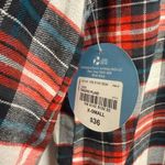 Arizona  Jean Company Red and Blue Plaid Button Down Shirt Size XS Photo 4