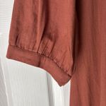 WVN Dress Womens Size Large V Neck Red Long Sleeve Above Knee Casual Spring Photo 3