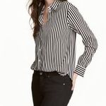 H&M #27 Striped Long sleeve Button down sz Small Photo 0
