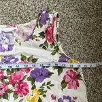 🦋 Incognito Off White Floral Vintage Tank Top Blouse Large Spring Easter Photo 3