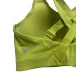 Lululemon  Energy Bra High Support Size 34C Wasabi Green Workout Gym Athletic Photo 6