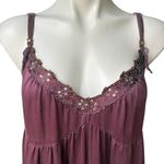 Free People  Babydoll Silk Midi Dress in Eggplant Photo 5