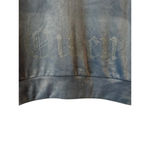 Refuge Hoodie Jacket Womens M Blue Velour Velvet Full Zip Rinestone QUEEN NEW Photo 9