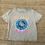 Def Leppard Adrenalize graphic cropped tee in grey and multi Photo 0