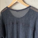 Mikoh  charcoal grey mesh net bathing cover up dress Photo 8