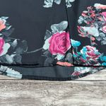 Daniel Rainn  Women's Floral Sleeveless Blouse S SM Small Midnight Blue Pink Teal Photo 6