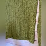 Lee  sweater green ribbed knit 1990s oversized sweater crewneck size small VTG Photo 4