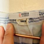 WARM Latitude Blue & White Short Sleeves Tie at Waist Flowy Maxi Dress Size M Size M Photo 10