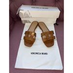 Veronica Beard  Via Slides in Honey Cognac 6.5 Womens Sandals Photo 5