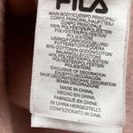 FILA  Josephine Hoodie Medium Teddy Sherpa Sweatshirt Pastel Pink Sweater Photo 11