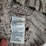 American Eagle  Outfitters Womens Sweater Size Small Tan Cable Knit Grunge Photo 5
