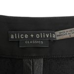 Alice + Olivia Paris Vegan Faux Leather Pants Toggle Jogger Black Women’s 8 Photo 8