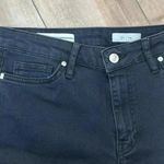 Anthropologie  Pilcro Black Studded Flare Cropped Jeans Sz 25 Photo 5