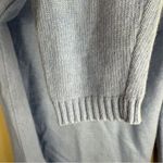 Benedetta B Womens Wool Cashmere Size Large Light Blue Turtleneck Knit Sweater Photo 4