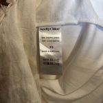 See By Chloe  Short-Sleeve Textured Fringe Floral Jersey Shift Dress Cloud Dancer Photo 5