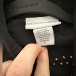 Soft Surroundings  XS Elegant Cotton Eyelet B-Down Black Shirt in Cotton Blend Photo 4