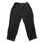 Banana Republic NWT, Paperbag Tie Waist Pants Linen Cotton Blend Orca, Sz 18R Photo 1