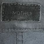 MOTHER The Looker Ankle Fray Jeans Gold Bolt Women’s Size 24 Cropped Skinny Black Photo 10