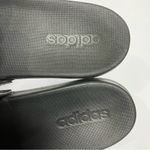 Adidas black & silver Adilette slides size 9 Photo 4