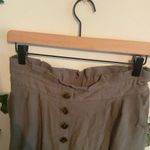 MINE Button Up Wide Leg Heather Grey Bottoms Size M Size M Photo 3