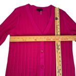 1. State Hot Pink Ribbed Button Front Cardigan Sweater Women’s XL – Long Sleeve Photo 5