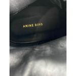 ANINE BING  Zoe Women's Black Leather Buckle Pointed Toe Zip Up Ankle Boots 7.5 Photo 8