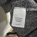 J Jill Wearever Gray Long Sleeve Top Flowy Vent Back Size M Scoop Neck Stretch Size M Photo 4