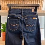7 For All Mankind  Kimmie Straight Leg Dark Wash Jeans, 24 Photo 5