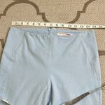 Veronica Beard Scuba Slim-Fit light blue back zip Cropped Pant, size 4, SAMPLE Photo 5