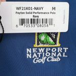 Turtleson Golf Polo Blue Newport National Golf Club New Womens Medium Photo 2