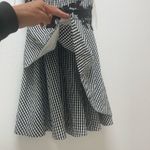 Speechless Black and White Gingham women’s Dress. Size M Photo 4