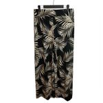 White House | Black Market Tropical Palm Leaf Pull On Wide Leg Resort Pants Photo 2