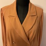 Shelby & Palmer 1. NWT Tan long sleeve double breasted blazer dress SZ 16 W Photo 4