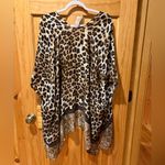 Chico's  Leopard Fusion Ruana Kimono NWT Photo 1