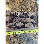 Vimmia Anthropologie x  Small Tan Pink Snake Print Leggings Photo 4