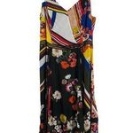Parker  Silk Floral Scarf Dress Multicolor Size 4 New Photo 0