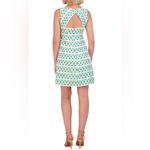 Vince Camuto NWT Women’s 2 Geometric Sleeveless Shift Shirt Dress Kelly Green Photo 10