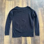 COS 100% Wool Black Textured Knit Sweater Pullover Women’s Small Photo 0