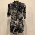 One Clothing tie-dye romper black and gray size md Photo 1