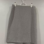 Roz & Ali Roz Ali Textured Knit Elastic Geo Knee Length Pencil Skirt Medium M Photo 0