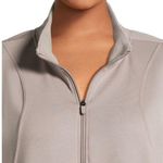 Avia Womens Track Jacket Size 2X 20W-22W Zipped Front Side Pockets Taupe New Photo 6