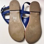 Arizona Jeans Arizona Jean Co Women's Zari Cobalt Ankle Strap Perforated Design Sandals Sz 7 Photo 6