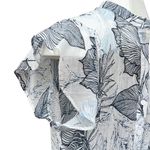 Vince Camuto Amalfi Breeze Womens Sheer Floral Print Tunic Top Photo 5